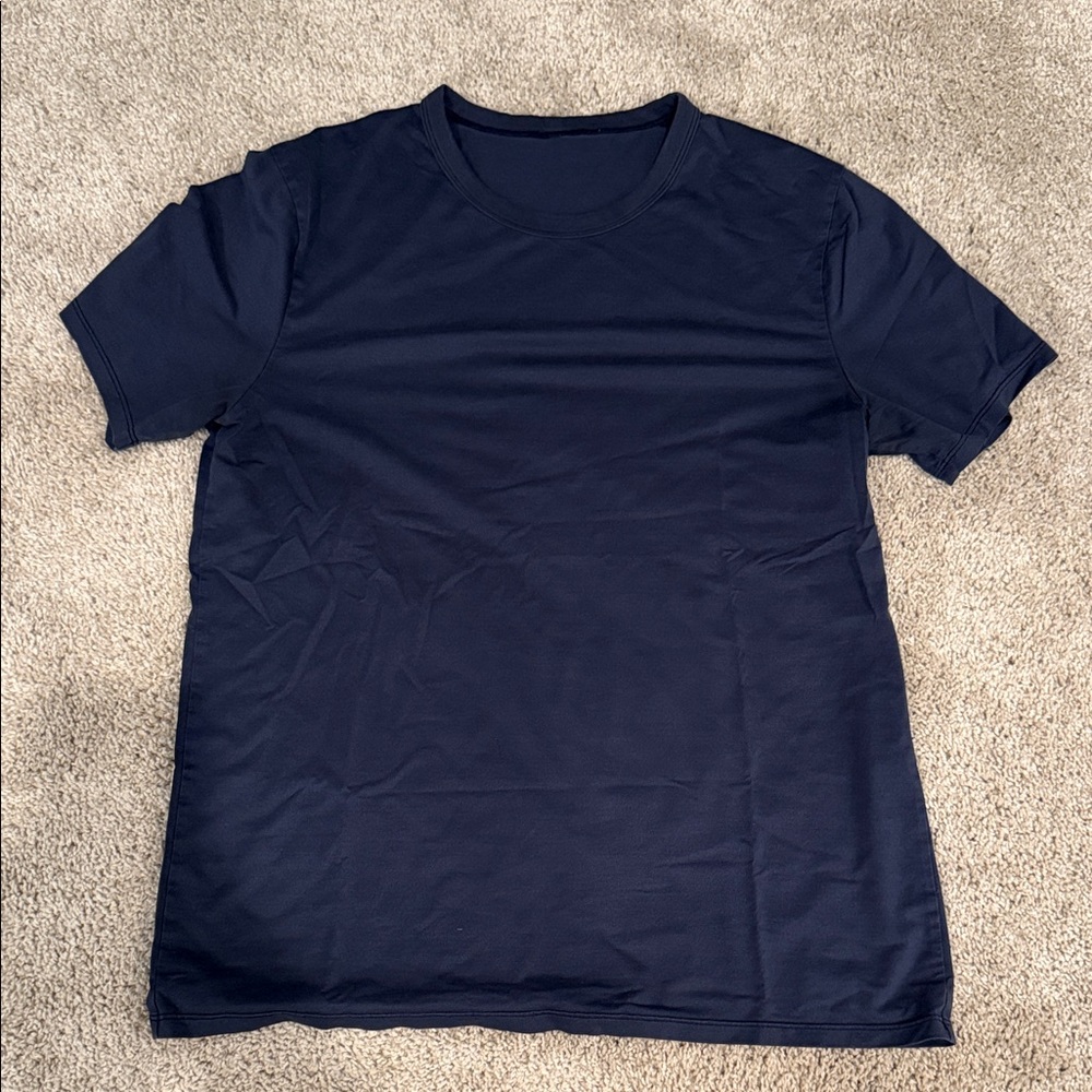 lululemon athletica Men's Navy Short Sleeve Crew
